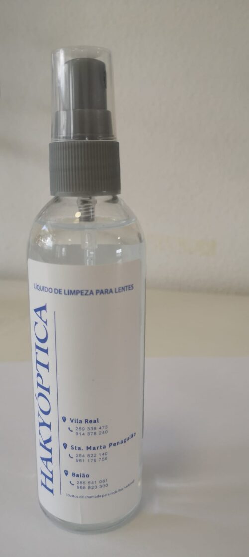 Líquido de Limpeza de Lentes