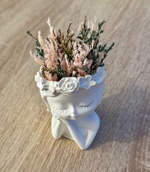 Cabeça de boneca em gesso