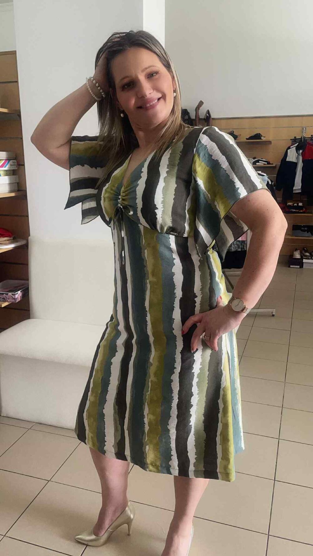 Vestido as Riscas