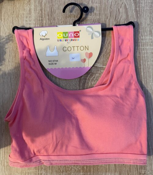 Sutiã acolchoado sem aro para menina