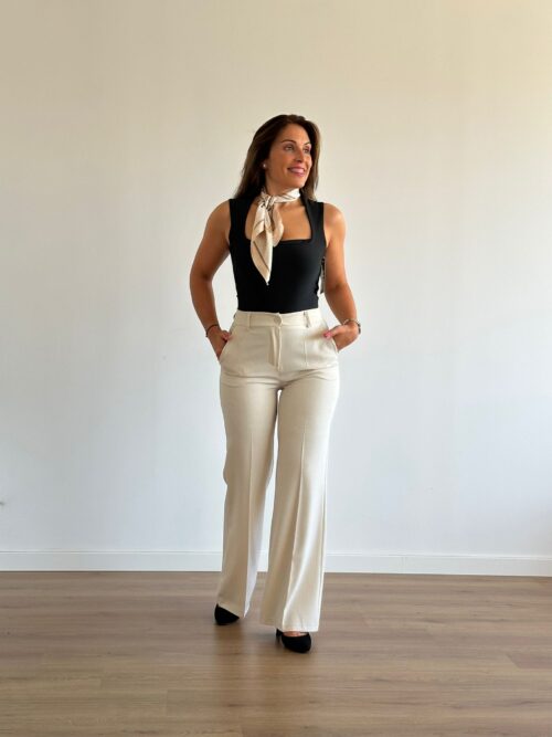 Calças de Alfaiataria Wide Leg