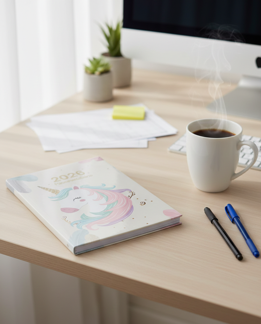 Agenda 2026 – Planeamento Diário | Unicórnio - Imagen 2