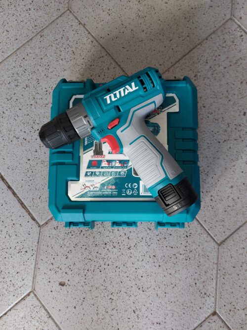 TOTAL – APARAFUSADORA 12V + 2BATERIAS 1.5AH