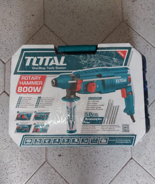 MARTELO ROTATIVO, ELÉTRICO PERFURADOR TOTAL REF.TH308268