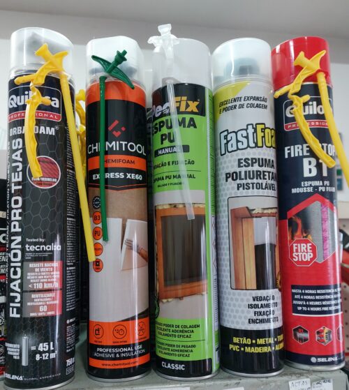 ESPUMA MANUAL E PISTOLÁVEL