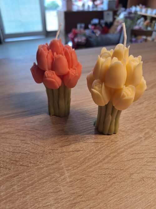 Velas ramo de tulipas