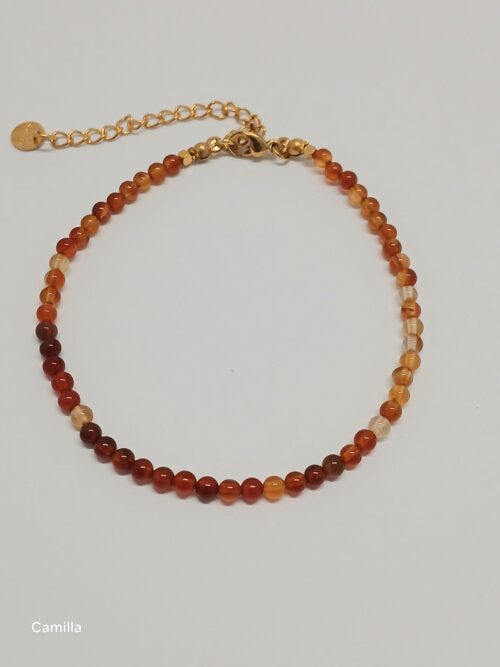 Pulseira "Camilla" em Cornalina