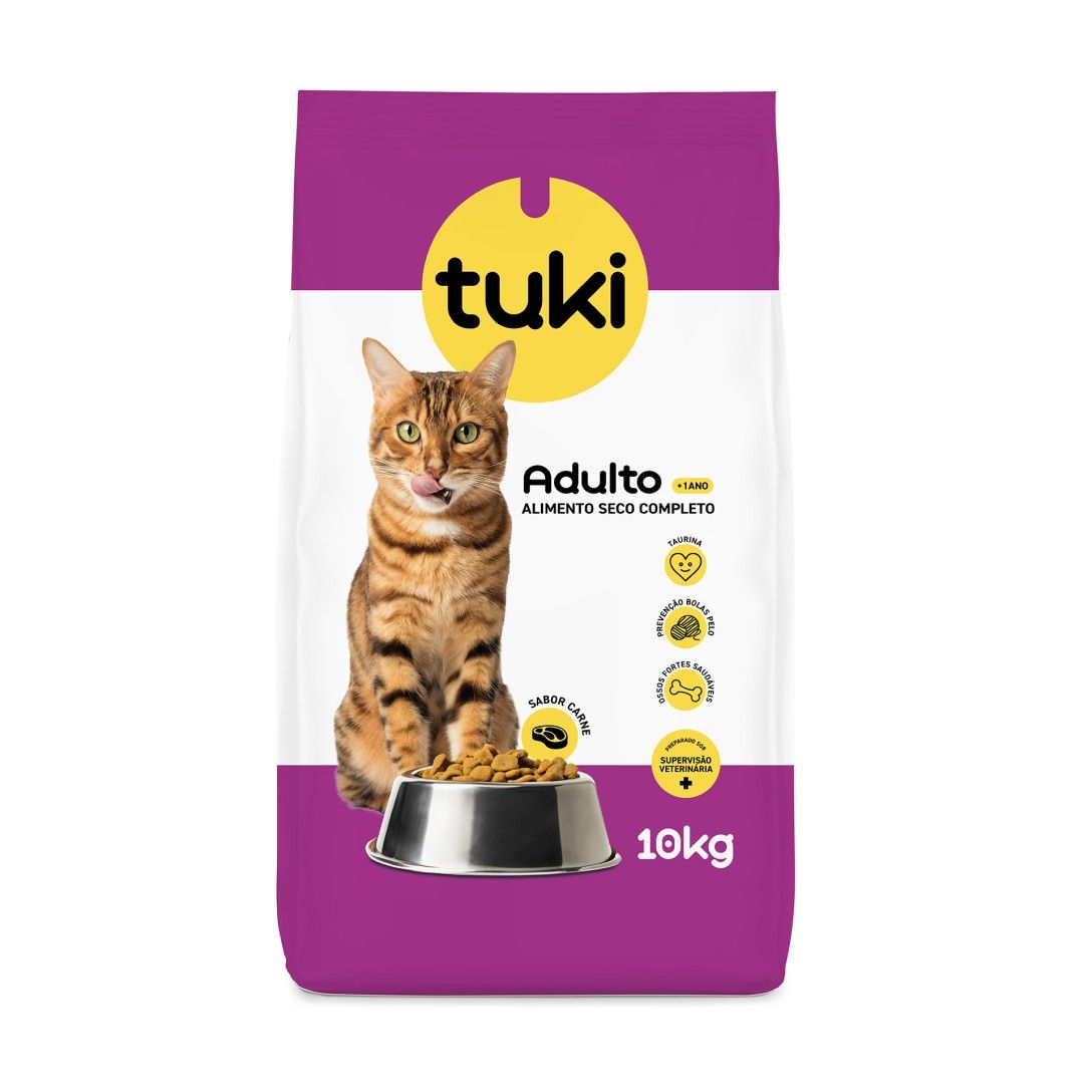 ALIMENTO SECO GATO CARNE TUKI