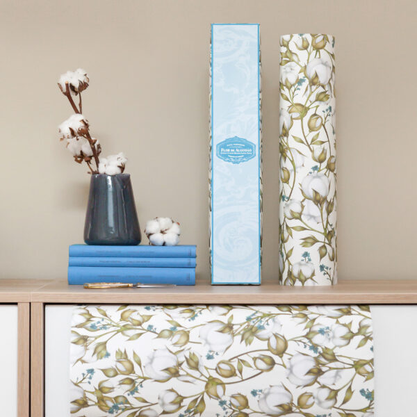 Papel Perfumado Flor de Algodão