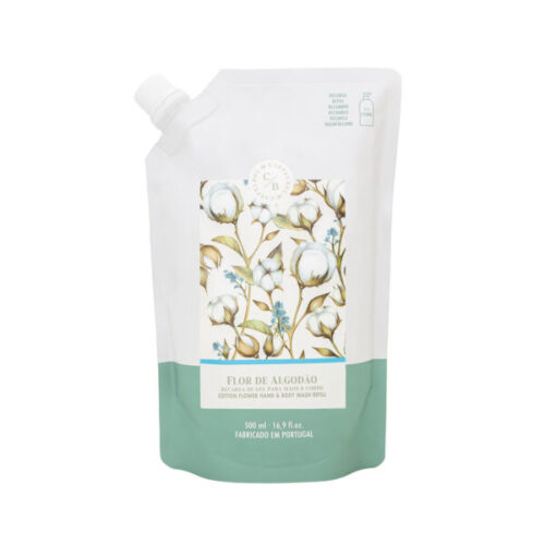Recarga Gel Mãos e Corpo Flor de Algodão 500mL