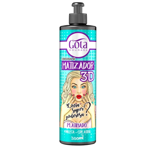 Gota Dourada Condicionador Matizador 3D – Platinado