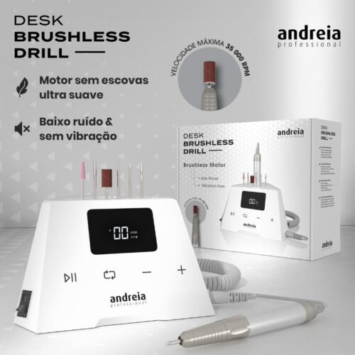 Andreia set de manicure Desk Brushless Drill