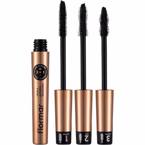 Triple Action Mascara 3 em 1 Flormar