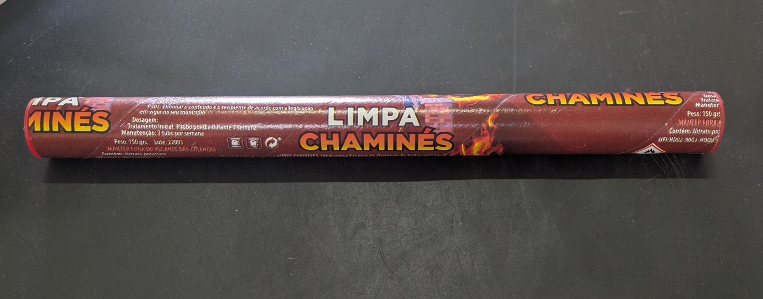 TUBO LIMPA CHAMINÉS