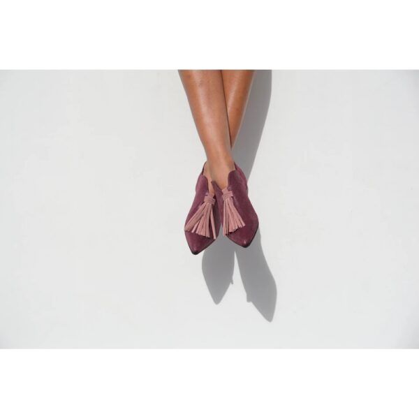 MARAY Blossom Iguana shoes - Bordeaux - Image 4