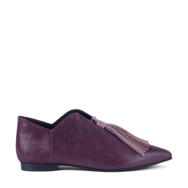 MARAY Blossom Iguana shoes - Bordeaux