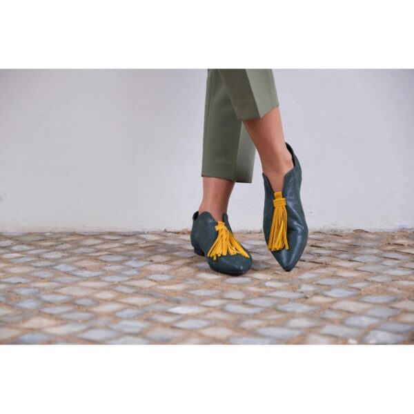 MARAY Blossom Iguana Shoes - Green - Image 5