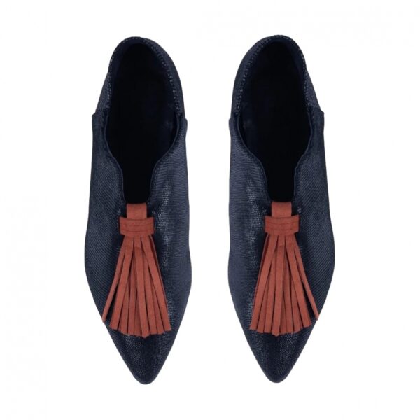 MARAY Blossom Iguana Shoes - Black - Image 3