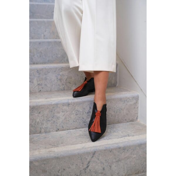 MARAY Blossom Iguana Shoes - Black - Image 5
