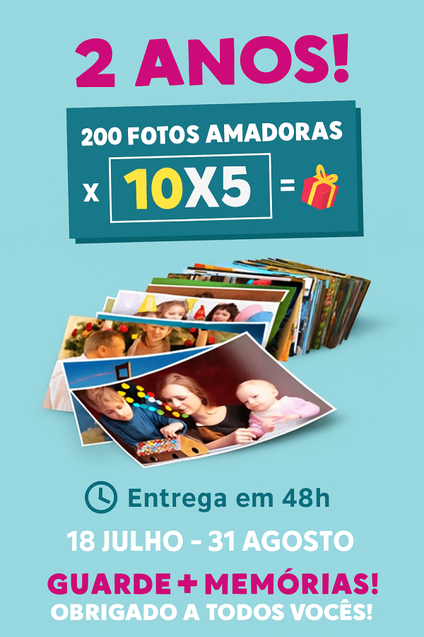CAMPANHA DE 2º ANIVERSÁRIO