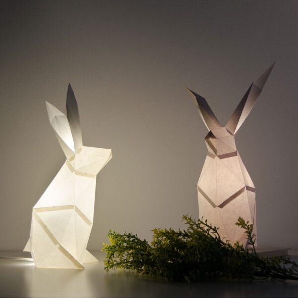 OWL PAPERLAMPS Rabbit - Soft Pink