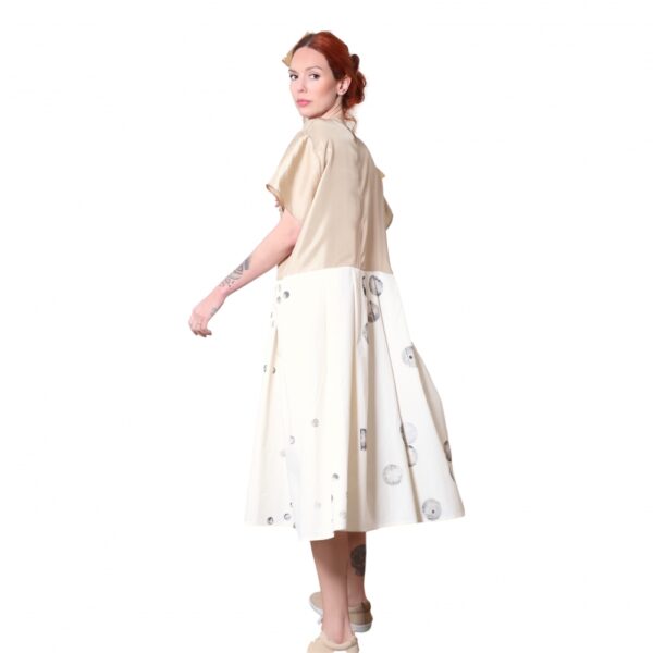 OBI CLOTHING Vestido Yotsuba - Creme - Image 3