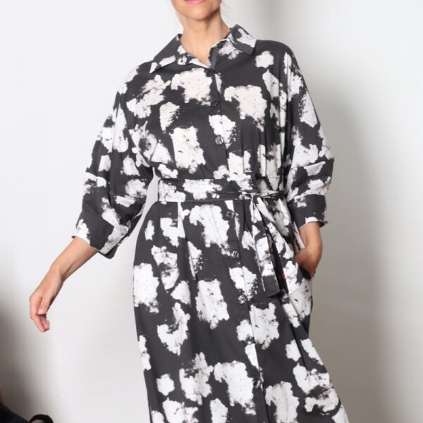 OBI CLOTHING Makanai Dress - Black/White