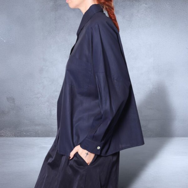 OBI CLOTHING Chika Shirt - Navy - Image 2