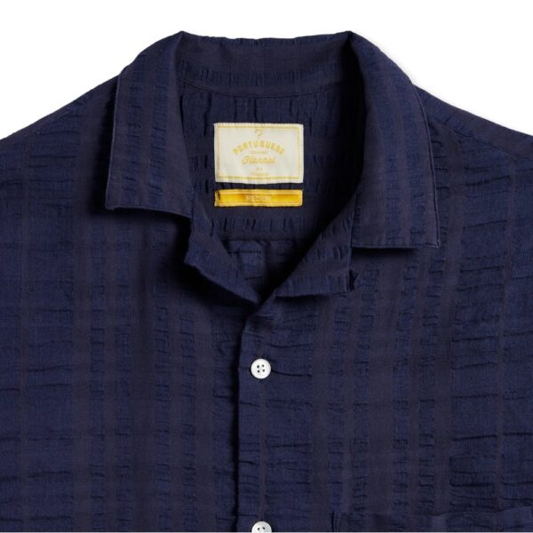 PORTUGUESE FLANNEL Crupao Shirt - Navy - Image 2