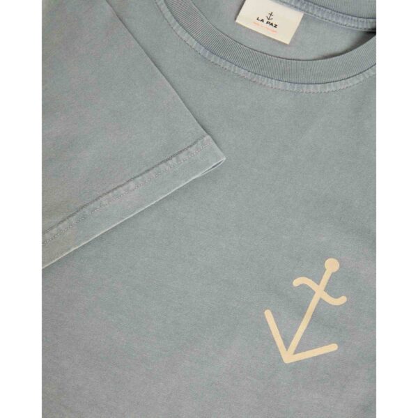 LA PAZ T-Shirt Dantas - Smoked Pearl/Pale Yellow - Image 4