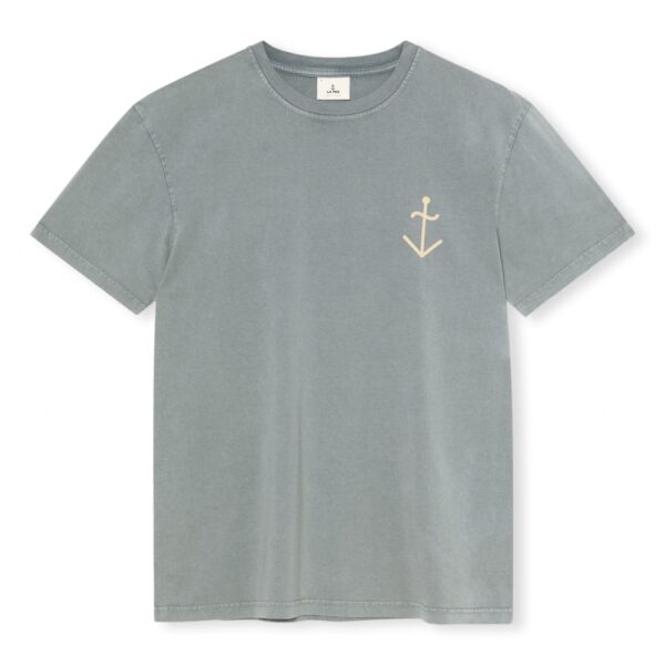 LA PAZ T-Shirt Dantas - Smoked Pearl/Pale Yellow