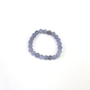 Pulseira Ágata Azul Bandada (esferas 8mm) (Cópia)