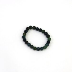 Pulseira Ágata Musgo (esferas 8mm) (Cópia)