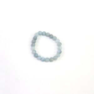 Pulseira Água Marinha (esferas 8mm)