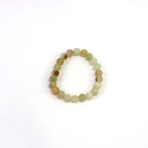 Pulseira Calcite Verde Bandada (esferas 8mm)