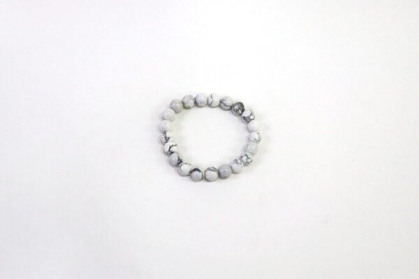 Pulseira Howlite (esferas 8 mm) (Cópia)