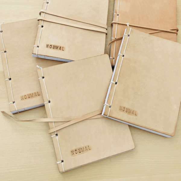Leather notebook