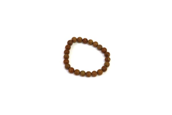 Pulseira Jaspe Madeira (esferas 8mm)