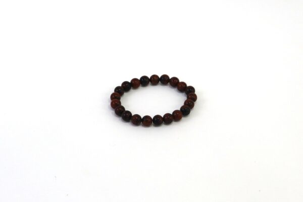 Pulseira Obsidiana Mogno (esferas de 8 mm)