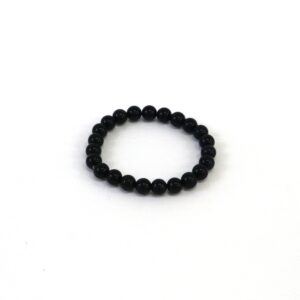 Pulseira Obsidiana Preta (esferas 8 mm)