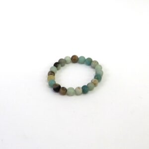 Pulseira Pedra Amazonite Mate (esferas 6 mm)