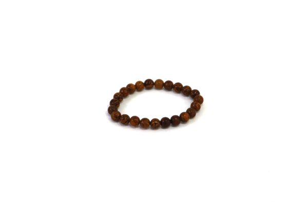 Pulseira Pedra da Caligrafia (esferas 8 mm)