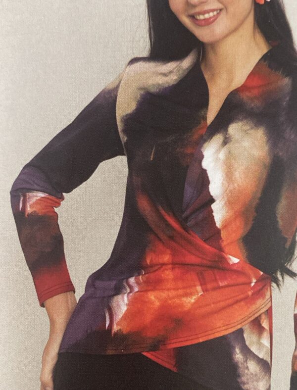 printed blouse