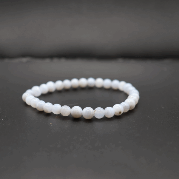 Pulseira Ágata Azul Bandada – Image 4