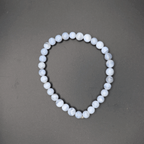 Pulseira Ágata Azul Bandada – Image 5