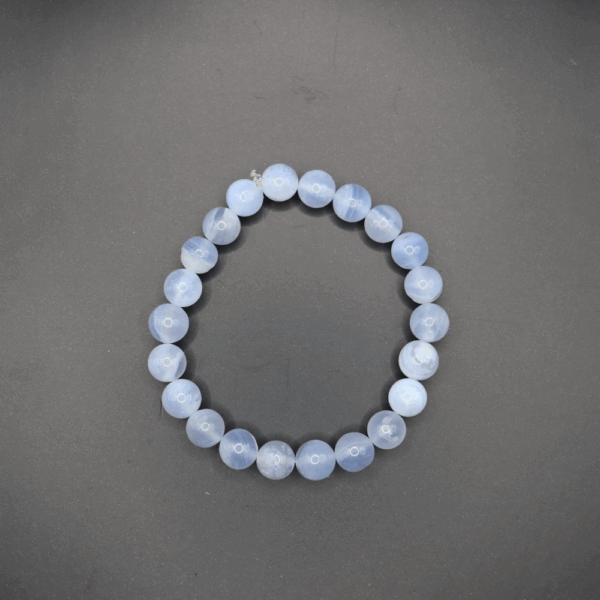 Pulseira Ágata Azul Bandada – Image 3