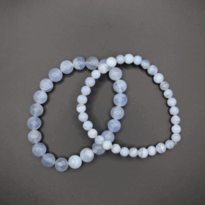 Pulseira Ágata Azul Bandada