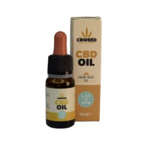 Óleo CBD 2,5% com Óleo de Sementes de Cânhamo
