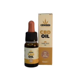 Óleo CBD 5% com Óleo de Sementes de Cânhamo