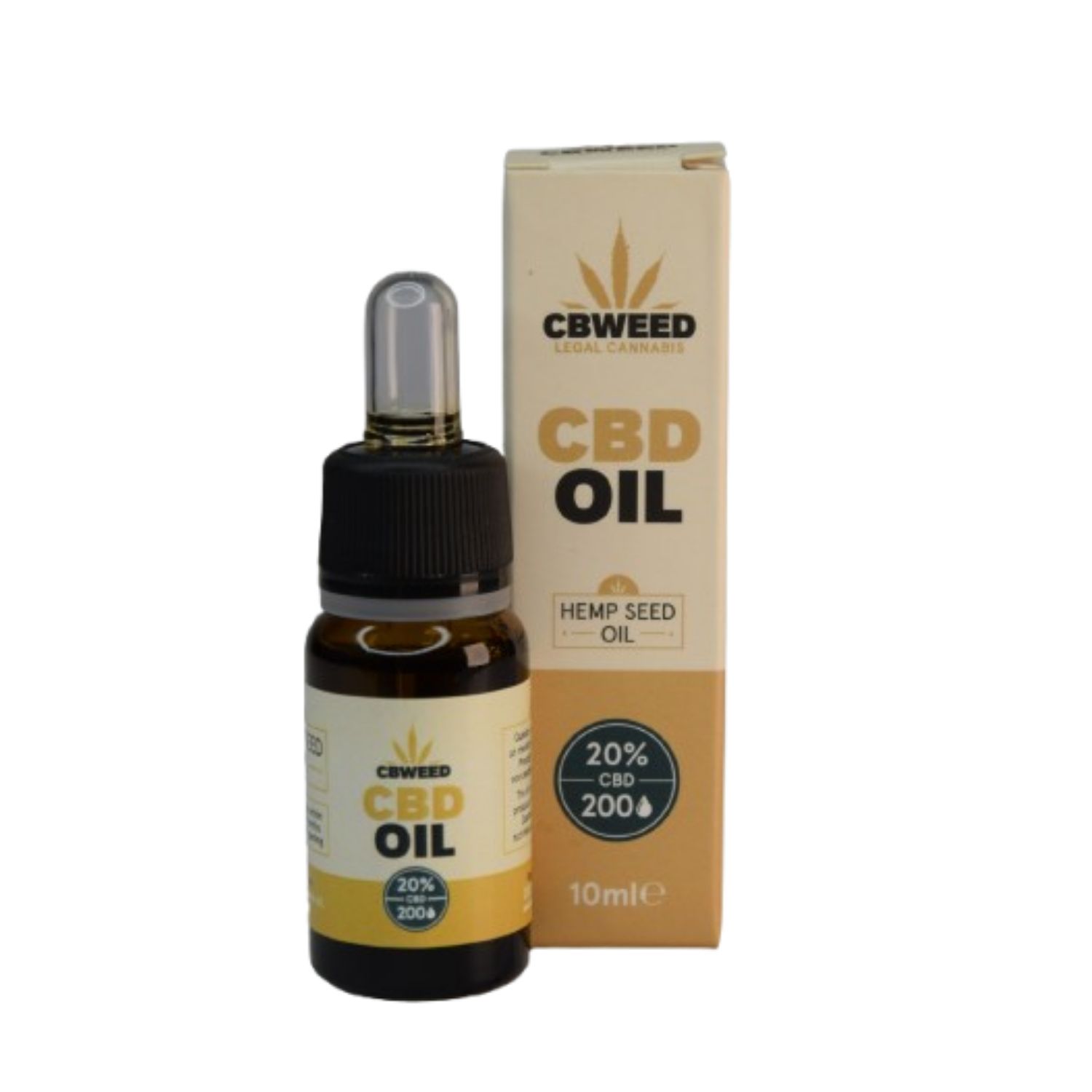 Óleo CBD 20% com Óleo de Sementes de Cânhamo